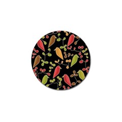 Flowers And Birds  Golf Ball Marker (4 Pack)