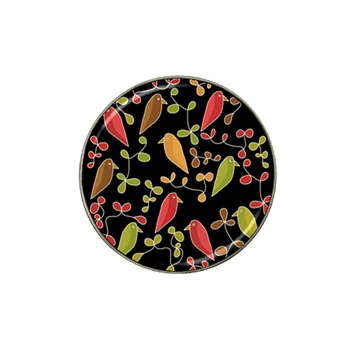 Flowers and birds  Hat Clip Ball Marker