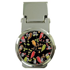 Flowers And Birds  Money Clip Watches