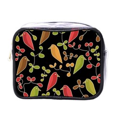 Flowers And Birds  Mini Toiletries Bags