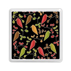 Flowers And Birds  Memory Card Reader (square)  by Valentinaart