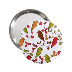 Birds And Flowers 3 2 25  Handbag Mirrors