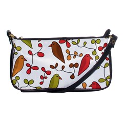 Birds And Flowers 3 Shoulder Clutch Bags by Valentinaart