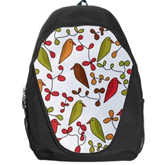 Birds And Flowers 3 Backpack Bag