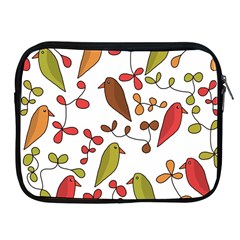 Birds And Flowers 3 Apple Ipad 2/3/4 Zipper Cases