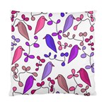 Flowers and birds pink Standard Cushion Case (One Side) Front