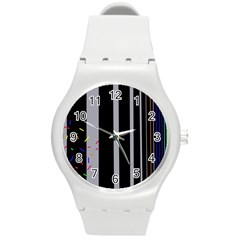 Harmony Round Plastic Sport Watch (m)