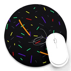 Colorful Beauty Round Mousepads