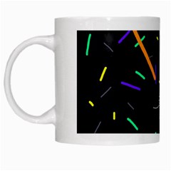 Colorful Beauty White Mugs by Moma