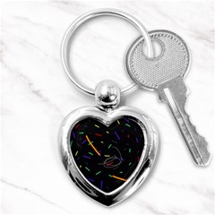 Colorful Beauty Key Chains (heart) 