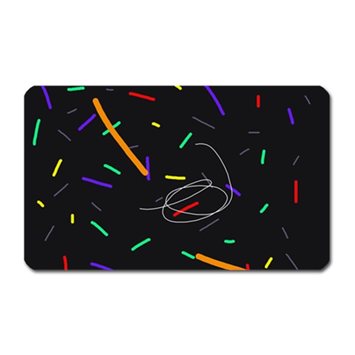 Colorful beauty Magnet (Rectangular)