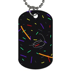 Colorful Beauty Dog Tag (one Side)