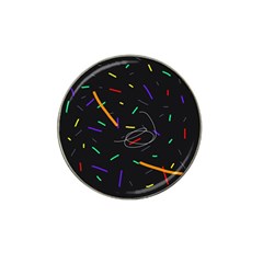 Colorful Beauty Hat Clip Ball Marker (4 Pack)