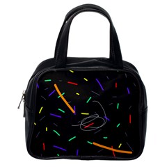 Colorful Beauty Classic Handbags (one Side)