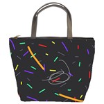 Colorful beauty Bucket Bags Front