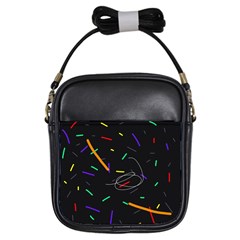 Colorful Beauty Girls Sling Bags