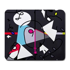 Abstract Bird Large Mousepads