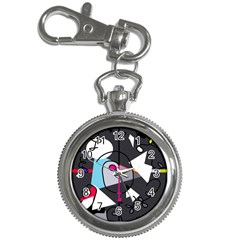 Abstract Bird Key Chain Watches by Moma