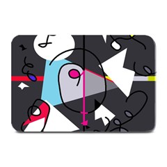 Abstract Bird Plate Mats