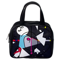 Abstract Bird Classic Handbags (one Side)