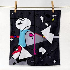 Abstract Bird Face Towel