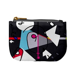 Abstract Bird Mini Coin Purses