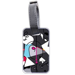 Abstract Bird Luggage Tags (two Sides)