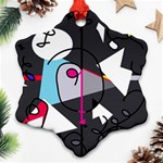 Abstract bird Ornament (Snowflake)  Front