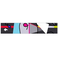 Abstract Bird Flano Scarf (large) by Moma