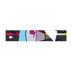 Abstract Bird Flano Scarf (mini)