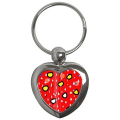 Rainy Day - Red Key Chains (heart)  by Moma