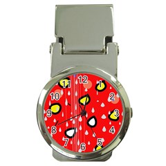 Rainy Day - Red Money Clip Watches