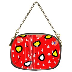 Rainy Day - Red Chain Purses (one Side) 