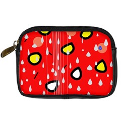 Rainy Day - Red Digital Camera Cases by Moma