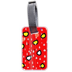 Rainy Day - Red Luggage Tags (two Sides)