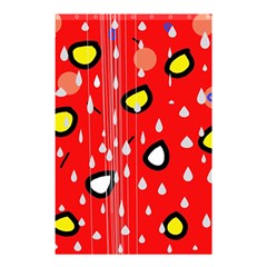 Rainy Day - Red Shower Curtain 48  X 72  (small) 