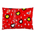 Rainy day - red Pillow Case (Two Sides) Front