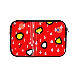 Rainy Day - Red Apple Macbook Pro 13  Zipper Case by Moma