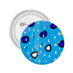 Rainy Day - Blue 2 25  Buttons