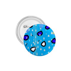 Rainy Day - Blue 1 75  Buttons