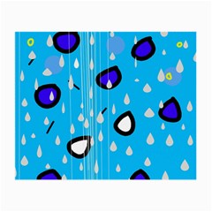 Rainy Day - Blue Small Glasses Cloth