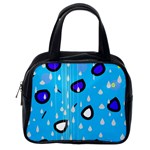 Rainy day - blue Classic Handbags (One Side) Front