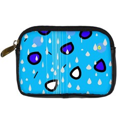 Rainy Day - Blue Digital Camera Cases