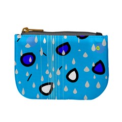 Rainy Day - Blue Mini Coin Purses