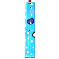 Rainy Day - Blue Large Book Marks