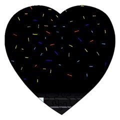 Night Jigsaw Puzzle (heart) by Moma