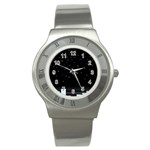 Night Stainless Steel Watch Front