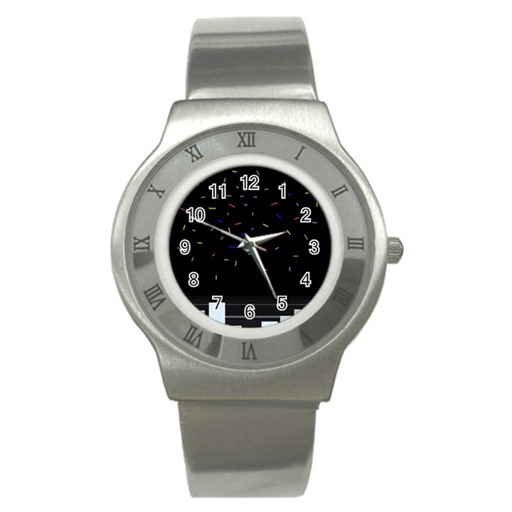 Night Stainless Steel Watch