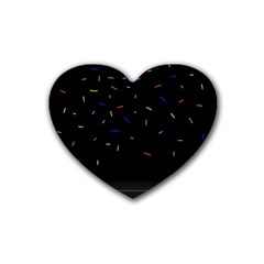 Night Heart Coaster (4 Pack) 