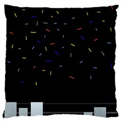 Night Large Cushion Case (two Sides)